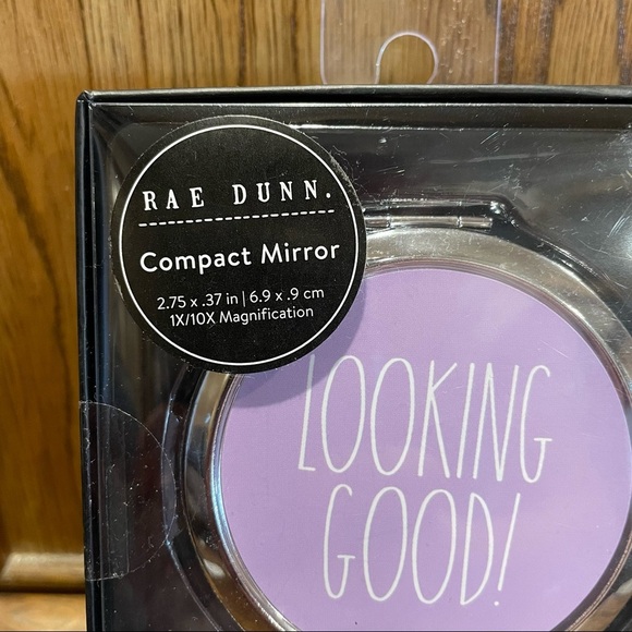 Rae Dunn Light Purple LOOKING GOOD! Compact Mirror BRAND NEW!! - Picture 2 of 3